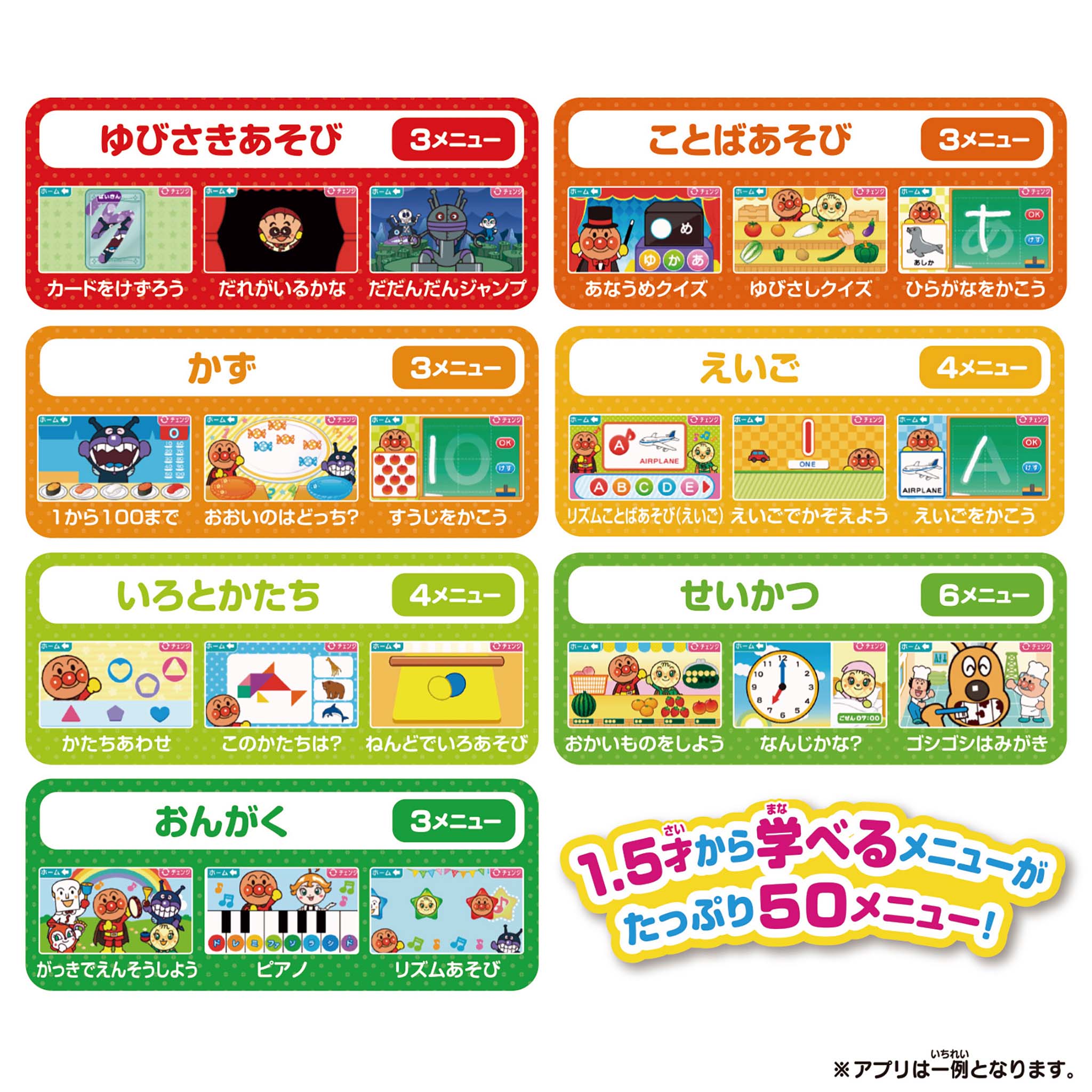 タッチでできた!1.5才からのアンパンマン知育パッド
