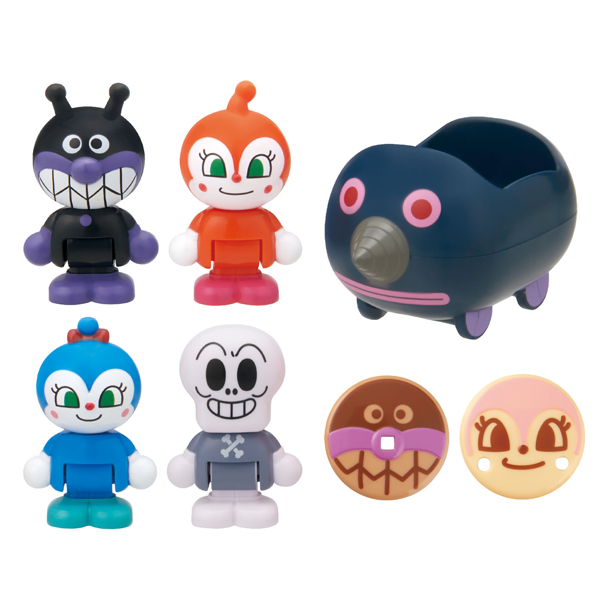 アンパンマンはじめてハウスドール もぐりんで出発！ばいきんまんセット