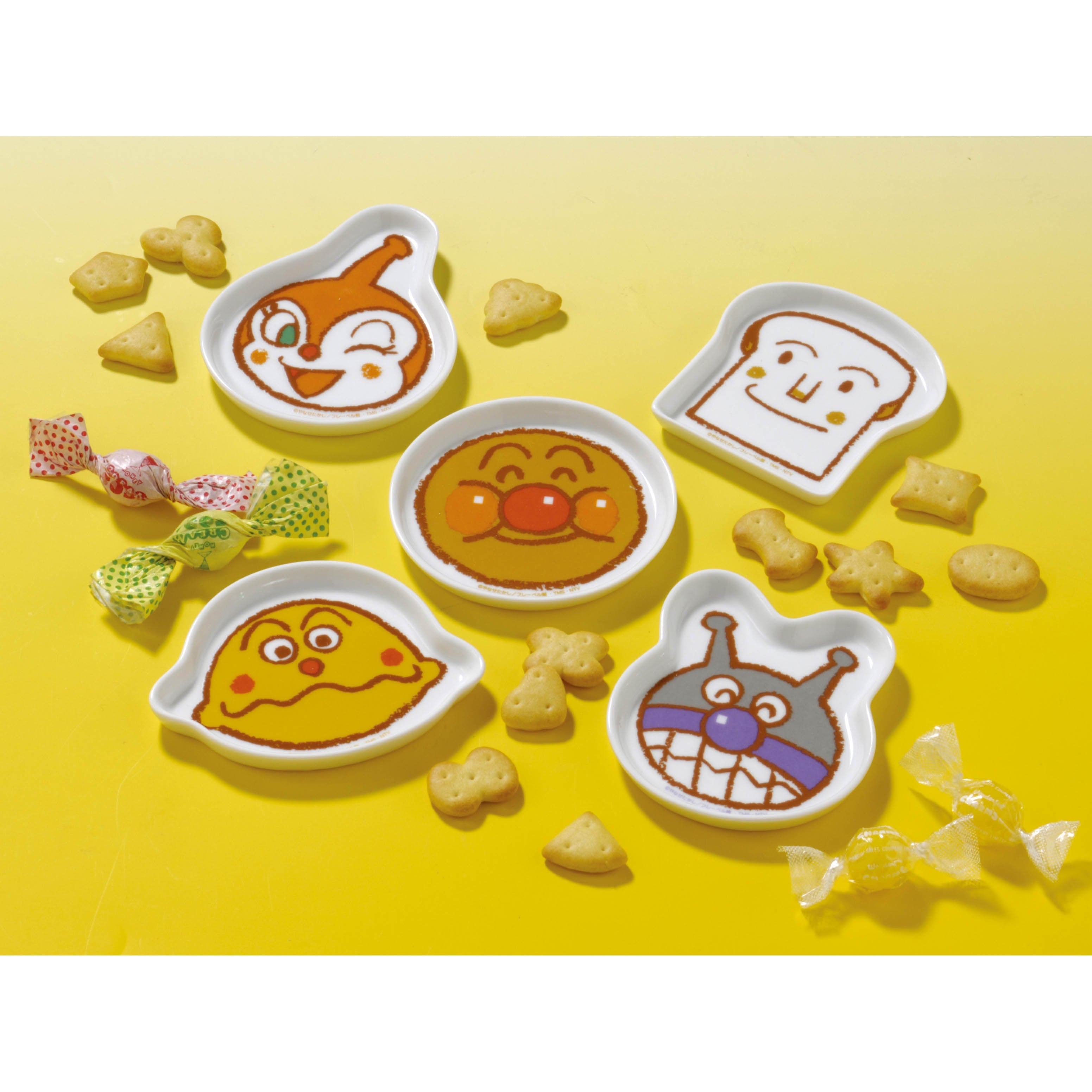 それいけ！アンパンマン 顔型小皿セット
