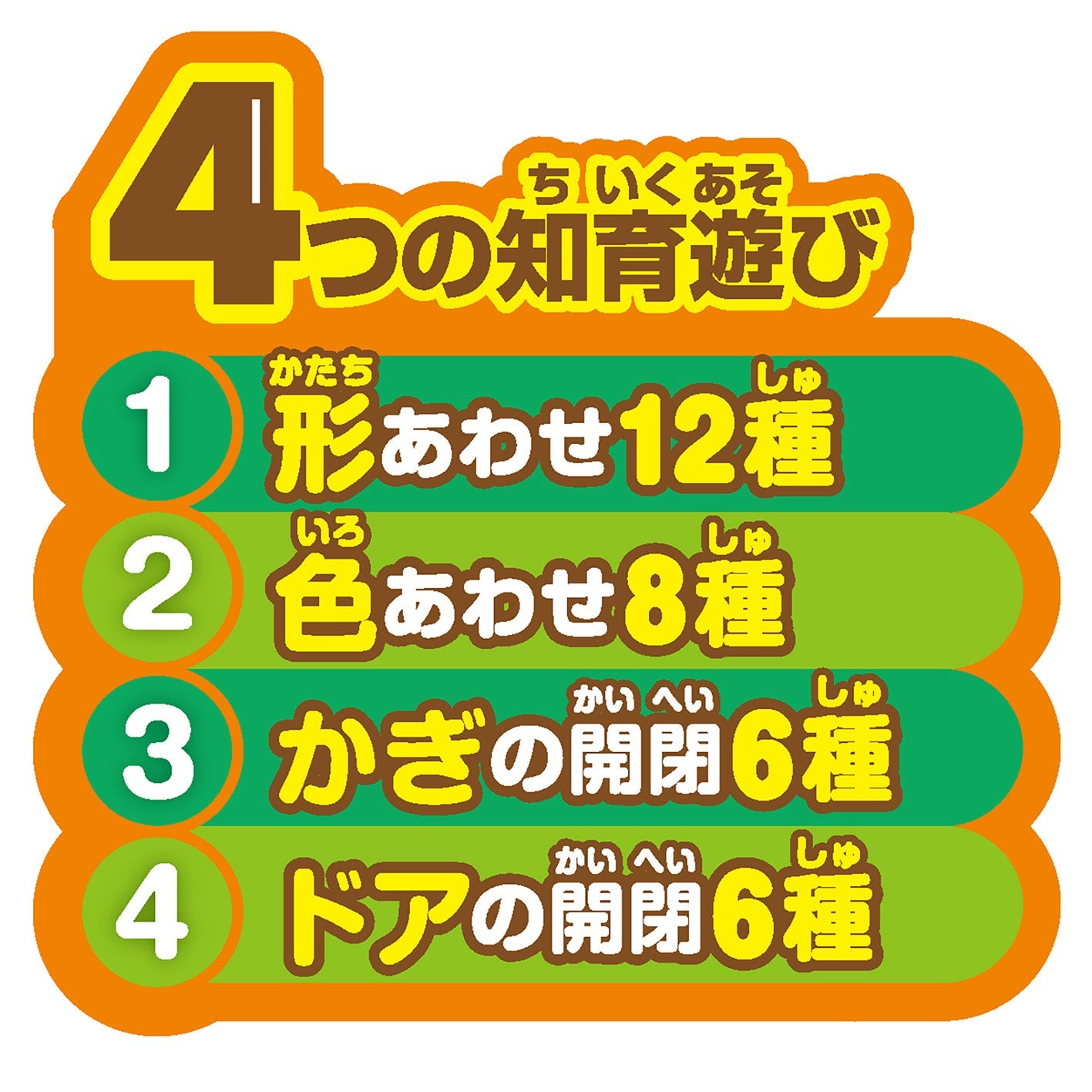 入れよう！開けよう！できるかな？かぎいっぱい育脳パズル