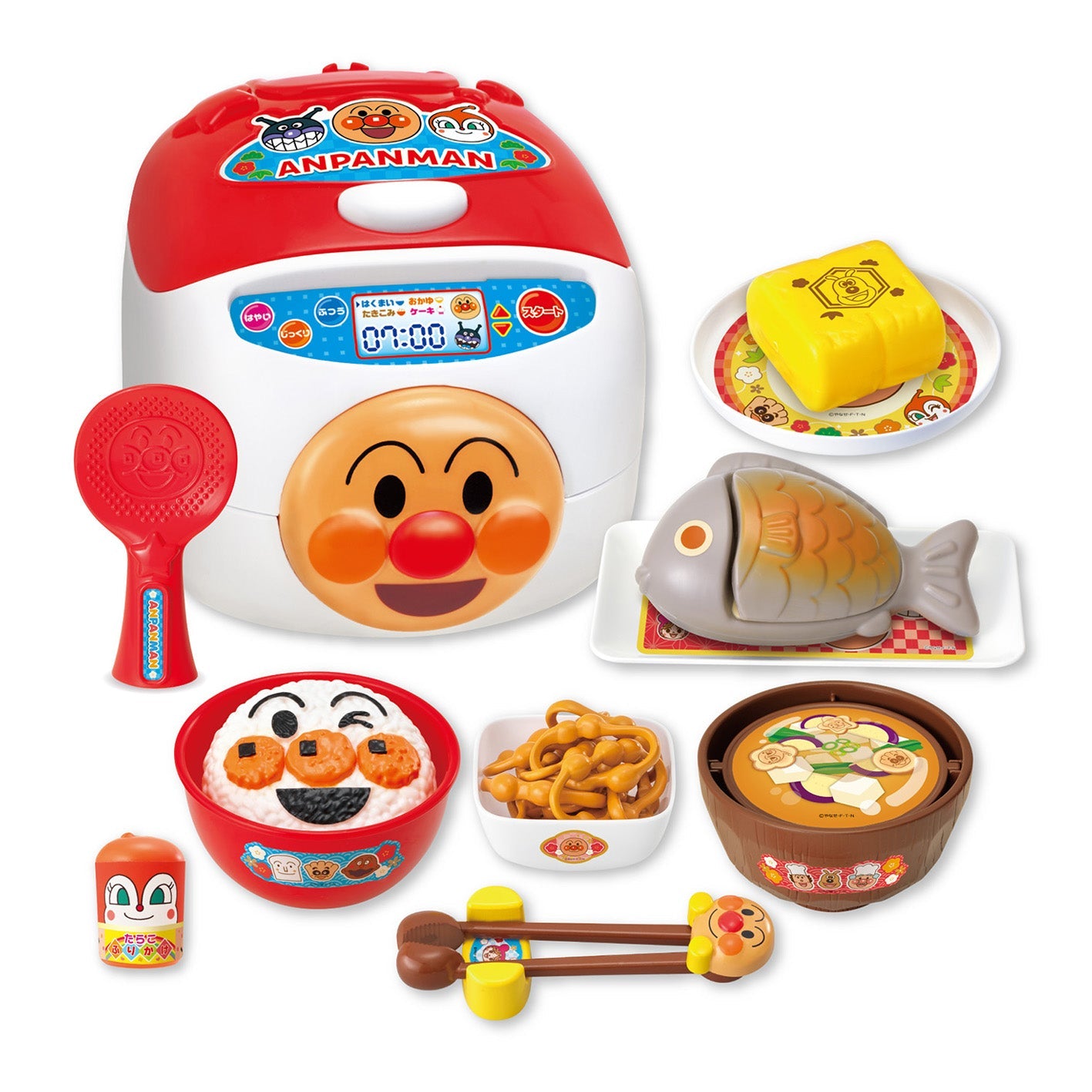 おはしでつかんで★シューッとたけたよ！おしゃべりすいはんきと元気100ばいSP和食セット