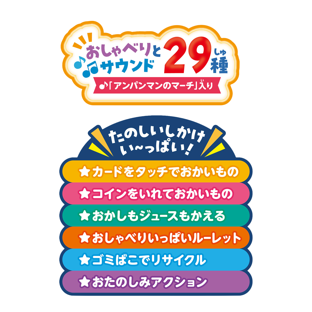 おしゃべりじはんき！アンパンマンのおかしとジュースちょうだい!!DX